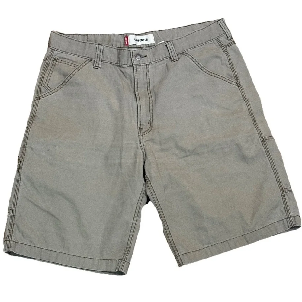 Levi's Carpenter Beige Chino Shorts‎ Size 36 (11